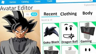 How To Make A Goku Black Avatar  Roblox [upl. by Alleber]