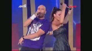 Ivi Adamou amp Stavento  quotSan erthei i meraquot Live at Dancing With The Stars [upl. by Idolla]