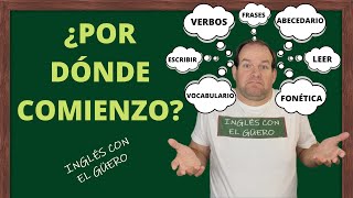 ¿POR DÓNDE COMIENZO A APRENDER INGLÉS [upl. by Andri]