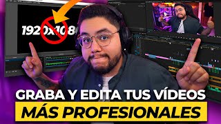 ¡Así grabo y edito mis vídeos para YouTube Trucos y tips para verte más profesional  Duodedos [upl. by Ellesig880]