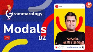 Modals in English Grammar L2 🧐 Types of Modal Verbs Class 9 amp 10 Grammarology  Vedantu 9 and 10 [upl. by Einittirb]