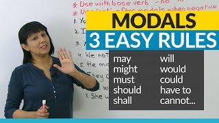 No more mistakes with MODALS 3 Easy Rules [upl. by Akeihsat]