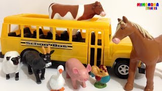 Animales dela Granja Caballo🐴 Vaca🐮 Cerdo🐷 y mas ✨Mimonona Stories [upl. by Ashlie]