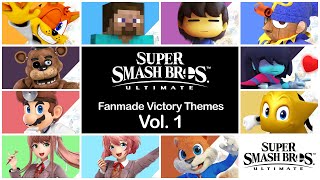 Fanmade Victory Themes Vol 1  Super Smash Bros Ultimate [upl. by Cohdwell]