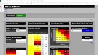 Risk Template in Excel  Risk Matrix Settings Overview [upl. by Jorin548]