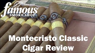 Montecristo Classic Cigars Review  Famous Smoke Shop [upl. by Teragramyram161]