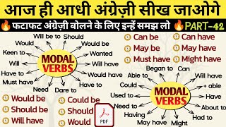 All Modal Auxiliary Verb  modal verbs in english grammar  Modal Verbs [upl. by Eolcin]