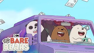 On the Road Song  We Bare Bears  Cartoon Network [upl. by Rechaba]