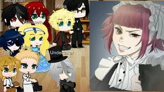 Black Butler reaccionan a Black Butler Girl version LEER DESCRIPCIÓN [upl. by Moazami]