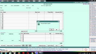 How to configure Voucher and change voucher numbering Busy 17 [upl. by Ahsuoj]