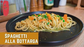 Spaghetti Alla Bottarga  Pasta Using Bottarga Cured Fish Roe Pasta [upl. by Zinck]