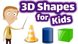 3D Shapes for Kids  Homeschool Pop [upl. by Ahsin753]