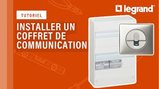 Comment installer un coffret de communication Full Media Legrand tout RJ45 [upl. by Siobhan]