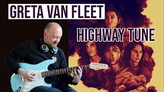 How to Play quotHighway Tunequot by Greta Van Fleet  Guitar Lesson with Tab [upl. by Plume]