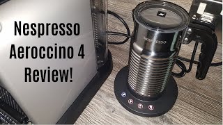 Nespresso Aeroccino 4 Milk Frother Review  Worth upgrading from the Aeroccino 3 [upl. by Notseh]