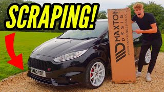 Maxton Front Splitter TRANSFORMS the Fiesta ST [upl. by Dygall]