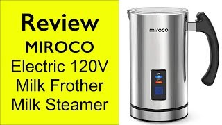 Review Miroco Milk Frother  How to make froth milk at home [upl. by Devin623]