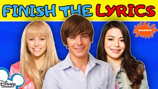 Finish The Lyrics DISNEY CHANNEL Songs [upl. by Netsud]