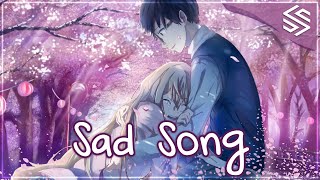 Nightcore  Sad Song Switching Vocals  Lyrics [upl. by Winston34]