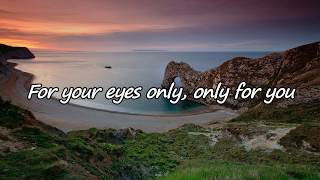 SHEENA EASTON  FOR YOUR EYES ONLY LYRICS [upl. by Konrad632]