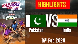 Kabaddi World Cup 2020 Highlights Pakistan vs India Final  16 Feb  BSports [upl. by Barmen]