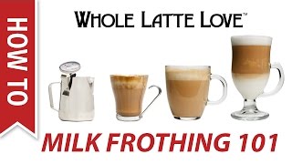 Milk Frothing for Beginners [upl. by Torie]