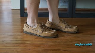 Sperry AuthenticOriginal Boat Shoe Sahara Review [upl. by Airotahs490]