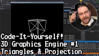 CodeItYourself 3D Graphics Engine Part 1  Triangles amp Projection [upl. by Aivatnahs]