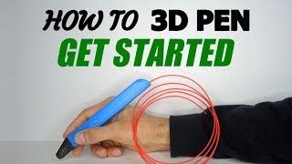 How to 3D PEN Tutorial 1  GETTING STARTED [upl. by Mano]