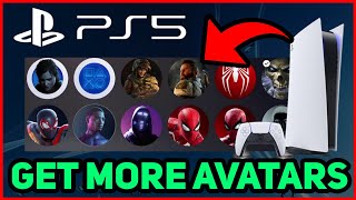 PS5 HOW TO GET MORE AVATARS EASY [upl. by Akirea436]