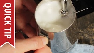 How to AutoFroth Milk for Lattes [upl. by Silohcin685]