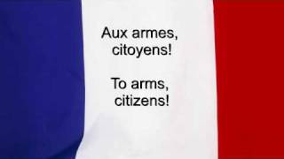 quotLa Marseillaisequot  France National anthem French amp English lyrics [upl. by Germain]