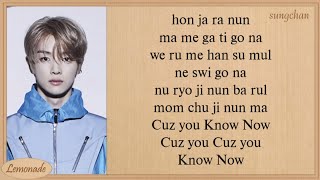 NCT U  Know Now Easy Lyrics [upl. by Annovy]