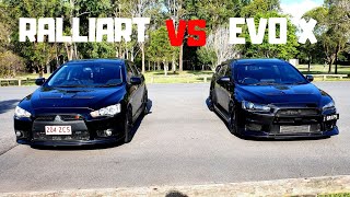 The Differences Between An Evo X and Lancer Ralliart [upl. by Akirdnuhs]