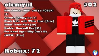 15 Red Roblox Outfits Part 3 [upl. by Ilecara]