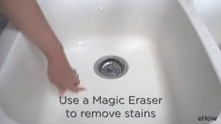 How to Clean a White Sink and Remove Stains Too [upl. by Amsirp]