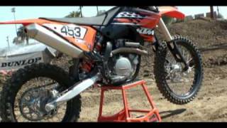 2010 KTM 450 SXF First Impression Video [upl. by Statis12]