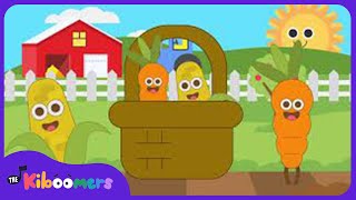 The Farmer Plants the Seeds  The Kiboomers Preschool Songs amp Nursery Rhymes About Vegetables [upl. by Ecitsuj]