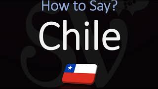 How to Pronounce Chile CORRECTLY [upl. by Areht]