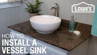 How to Install a Vessel Sink [upl. by Fiora]