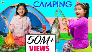 Kids Pretend Play CAMPING  ToyStars [upl. by Adriana]