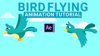 Bird Animation Tutorial in After Effects [upl. by Kannry]